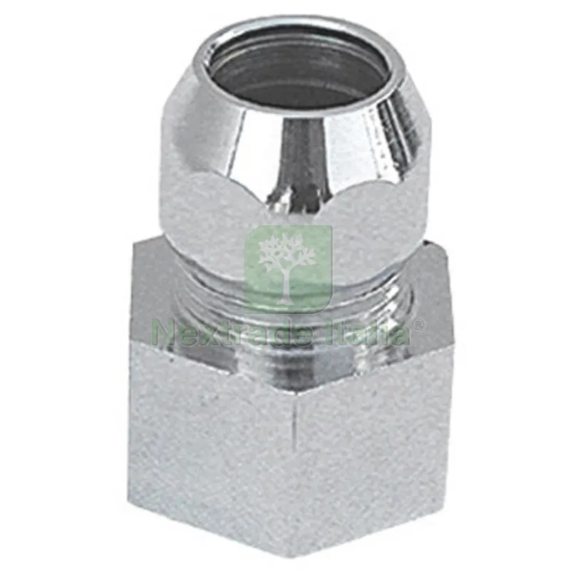 RACCORDO MF CON DADO CONICO CROMATO 1/2 x 3/8 Diam. 12 — Tubi e raccordi — rif. FERX.DIA211-562-4312