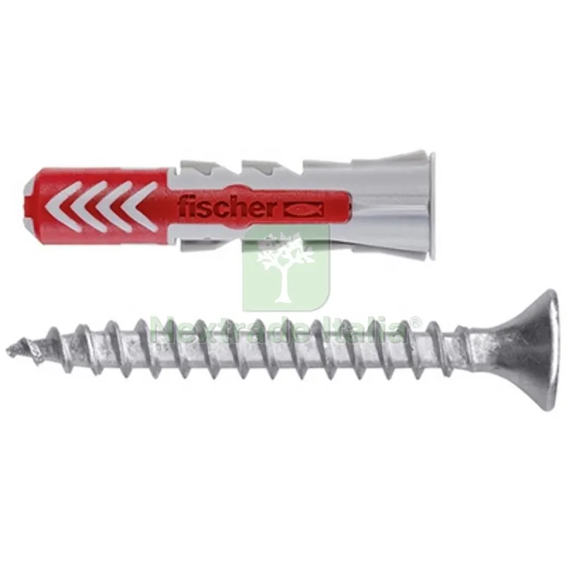 100PZ TASSELLO FISCHER CON VITE DUOPOWER 6 — Tasselli e ancoraggi — rif. FERX.DIA213-DUOPW-06