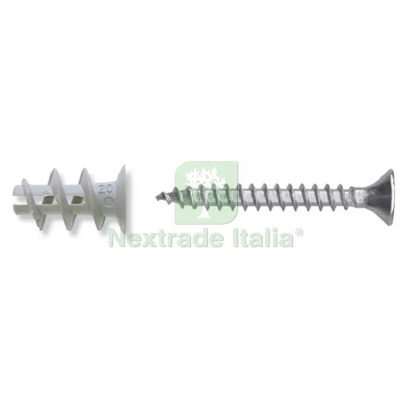 50PZ Tassello Nylon con Vite per Cartongesso 22 mm — Isolanti e reti — rif. FERX.DIA213-GKS-22 50PZ Tassello Nylon con Vite per Cartongesso 22 mm — Isolanti e reti — rif. FERX.DIA213-GKS-22