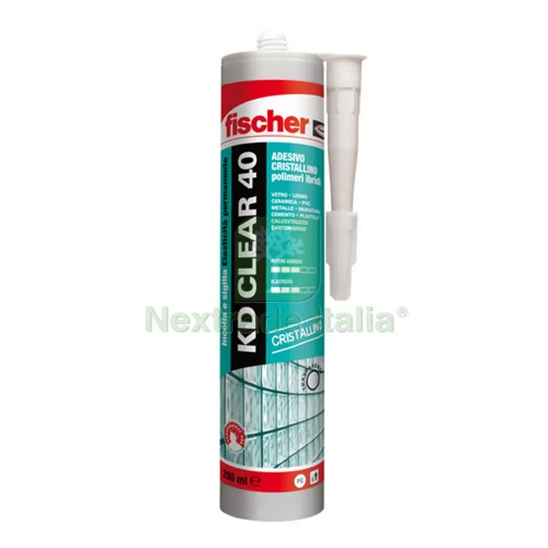 ADESIVO SIGILLANTE KD CLEAR 40 290 ml — Adesivi e sigillanti — rif. FERX.DIA213-KDCLEAR ADESIVO SIGILLANTE KD CLEAR 40 290 ml — Adesivi e sigillanti — rif. FERX.DIA213-KDCLEAR