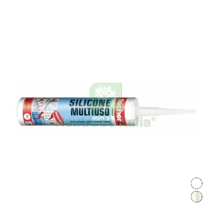 SILICONE MULTIUSO ACETICO Bianco — Adesivi e sigillanti — rif. FERX.DIA213-SAM-BI