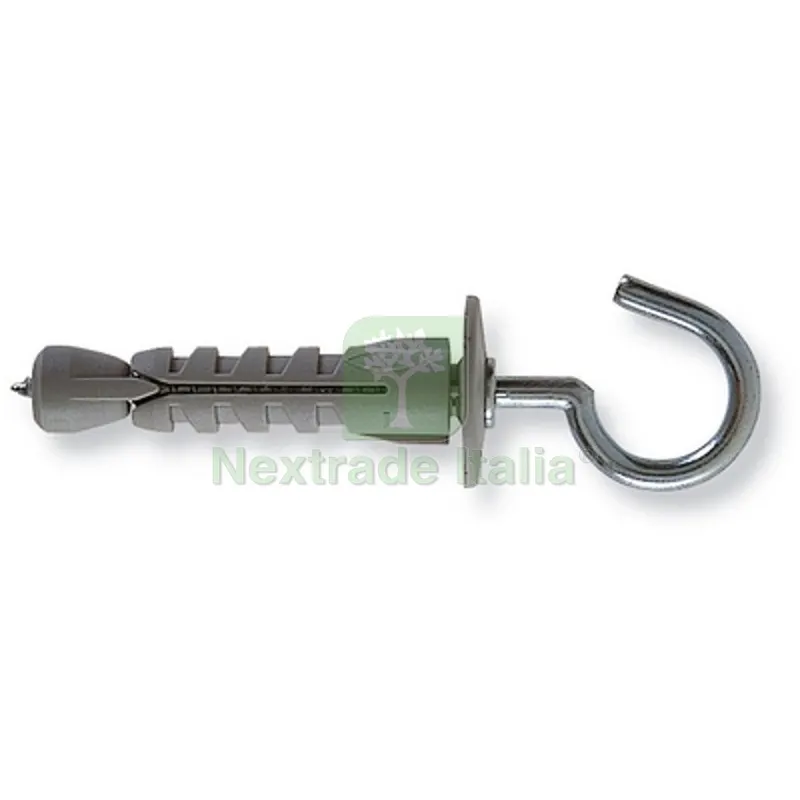 100PZ Tassello Nylon per Cartongesso con Occhiolo Aperto Diam. 9 mm — Isolanti e reti — rif. FERX.DIA213-SBN91
