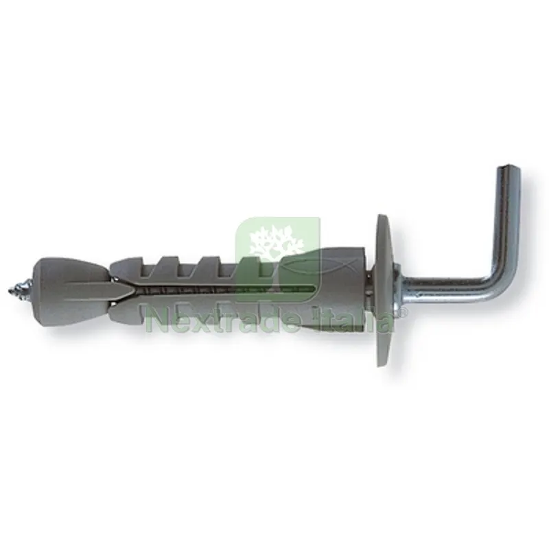 200PZ TASSELLO NYLON PER CARTONGESSO CON GANCIO MEDIO Diam. 9 mm — Isolanti e reti — rif. FERX.DIA213-SBN92 200PZ TASSELLO NYLON PER CARTONGESSO CON GANCIO MEDIO Diam. 9 mm — Isolanti e reti — rif. FERX.DIA213-SBN92