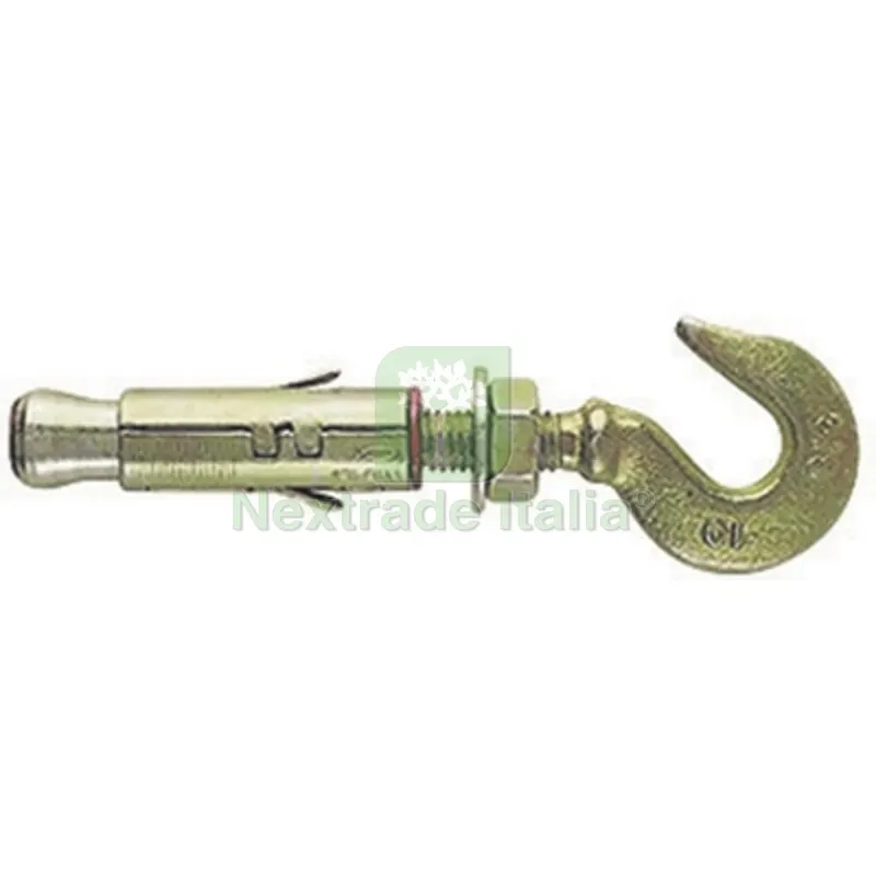 5PZ Tassello Fischer con Gancio Forgiato SLM-G 16 — Tasselli e ancoraggi — rif. FERX.DIA213-SLMG-16