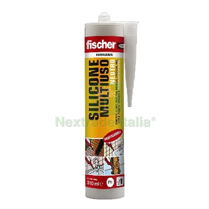 SILICONE MULTIUSO SN NEUTRO PROFESSIONALE Trasparente ml. 310 — Adesivi e sigillanti — rif. FERX.DIA213-SN-TR