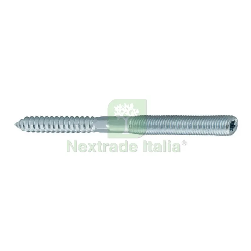 50PZ VITE DOPPIA FILETTATURA 8 x 180 — Viti — rif. FERX.DIA213-STST-08180