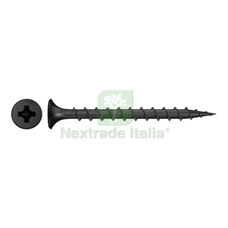 + VITI CON FILETTATURA PER LEGNO 3.9 x L.45 mm (pz 1000) — Viti — rif. FERX.DIA213-TPR-45