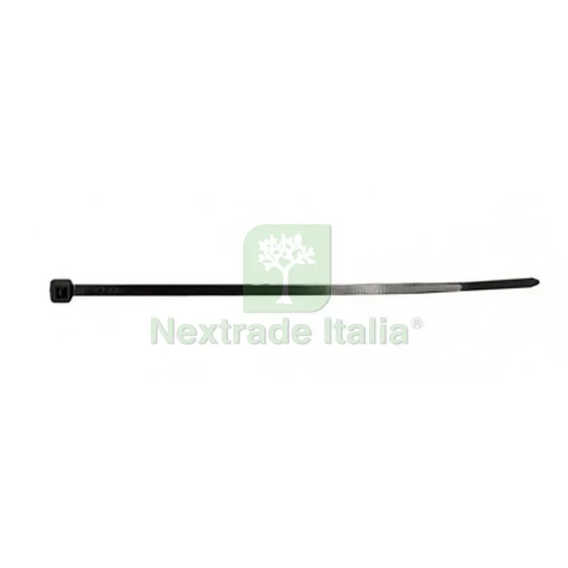 100 PZ FASCETTE PER CABLAGGIO IN NYLON NERE 2.5 x 200 mm — Fascette e collari — rif. FERX.DIA213-UBN-25200 100 PZ FASCETTE PER CABLAGGIO IN NYLON NERE 2.5 x 200 mm — Fascette e collari — rif. FERX.DIA213-UBN-25200