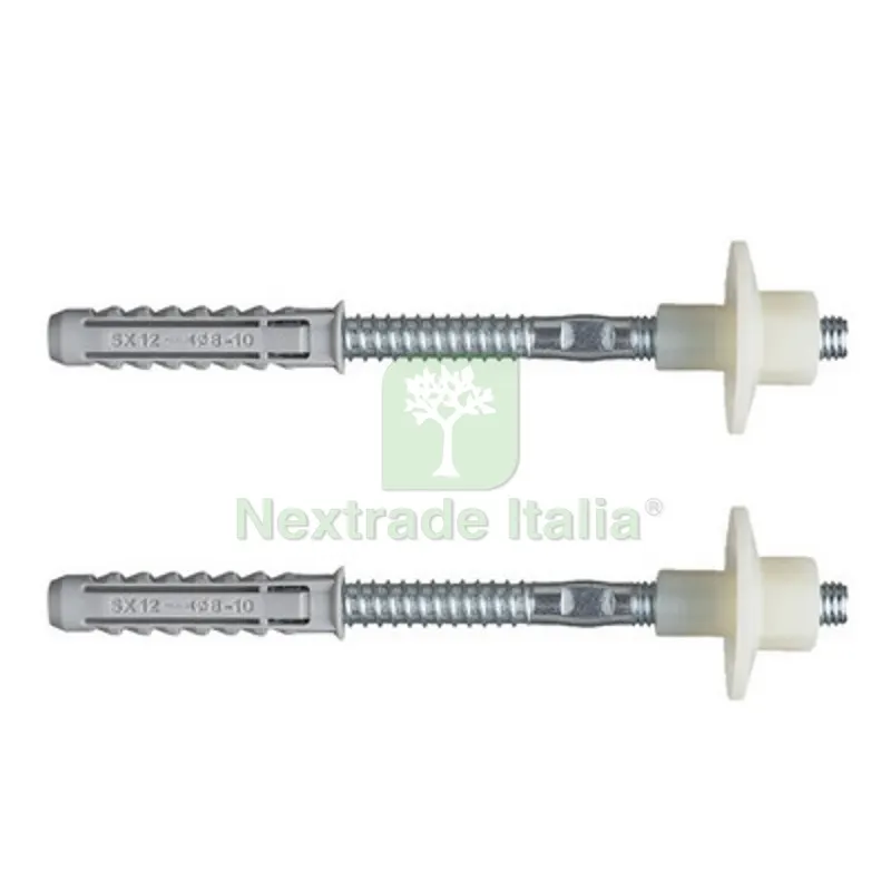 2 PZ Elementi di Fissaggio Fischer per Lavabi Semi-Incasso WD Tass 12 Viti M10x120 — Tasselli e ancoraggi — rif. FERX.DIA213-WD-120
