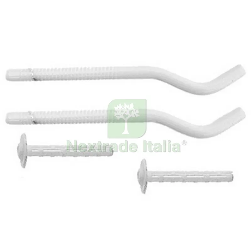 2 PZ MENSOLE PER RADIATORI IN GHISA BIANCA Diam. 16 x 230 — Arredo — rif. FERX.DIA214-404-230