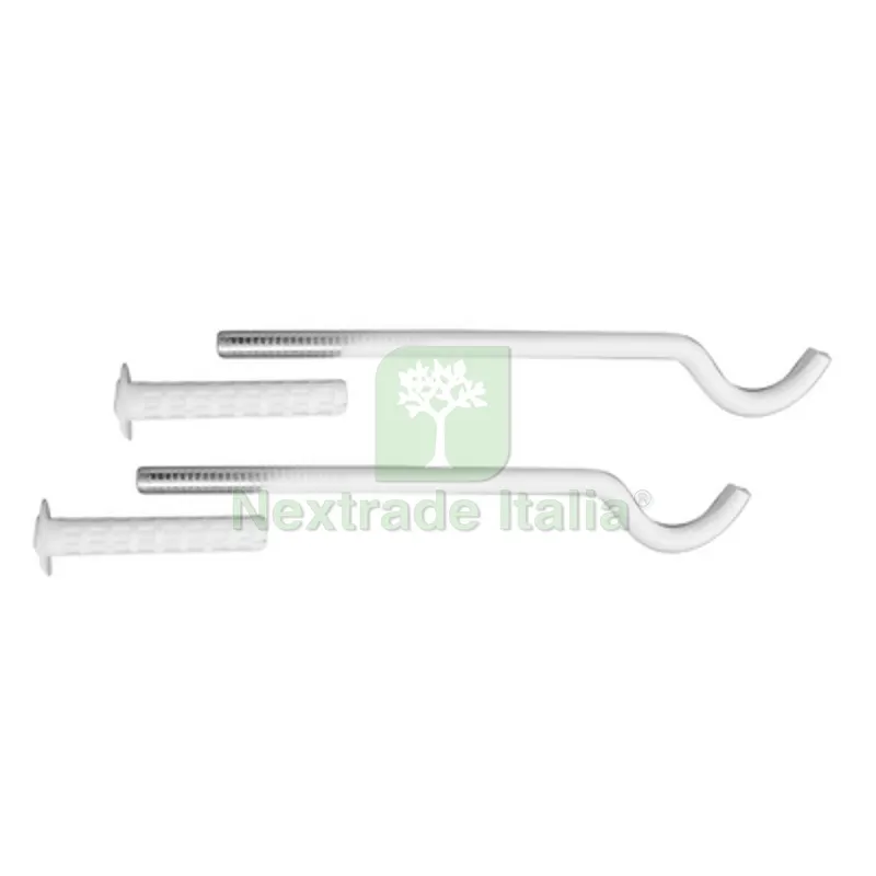 2 PZ Mensole Telescopiche per Radiatori Tubolari mm 270 — Arredo — rif. FERX.DIA214-408V-270