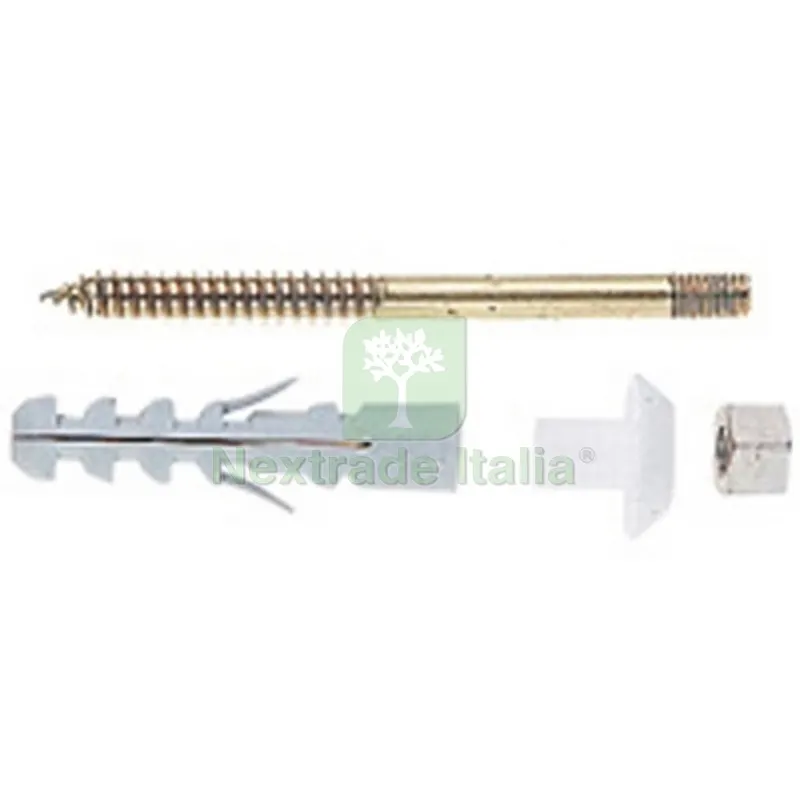 4 PZ Viti di Fissaggio in Ottone per Vasi e Bidet Diam. 6 x 76 — Sanitari e ceramiche — rif. FERX.DIA214-460-080 4 PZ Viti di Fissaggio in Ottone per Vasi e Bidet Diam. 6 x 76 — Sanitari e ceramiche — rif. FERX.DIA214-460-080