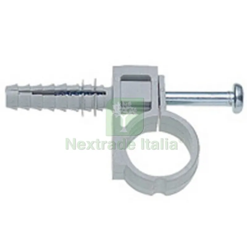COLLARE FERMATUBO IN NYLON Diam. 18 — Fascette e collari — rif. FERX.DIA214-840-18