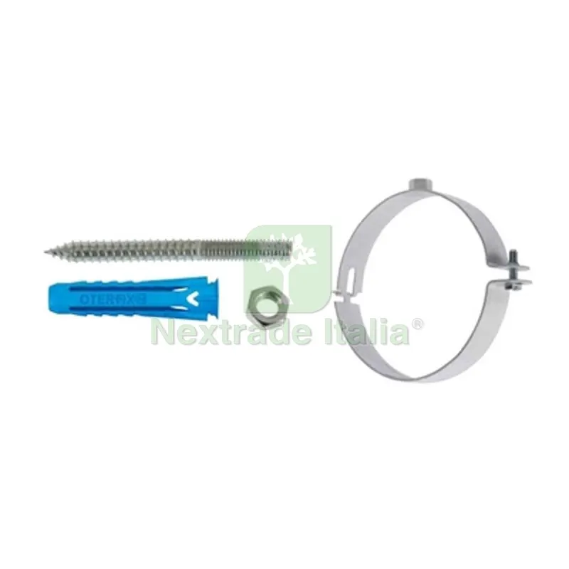 COLLARE VERNICIATO PER CANNE FUMARIE CON PERNO E TASSELLO Diam. 60 — Tasselli e ancoraggi — rif. FERX.DIA214-880V-060 COLLARE VERNICIATO PER CANNE FUMARIE CON PERNO E TASSELLO Diam. 60 — Tasselli e ancoraggi — rif. FERX.DIA214-880V-060