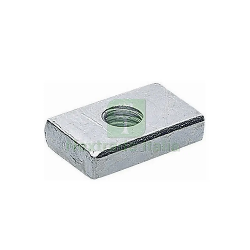 DADO ZINCATO RETTANGOLARE M10 — Bulloni, dadi e rondelle — rif. FERX.DIA214-906Z-10 DADO ZINCATO RETTANGOLARE M10 — Bulloni, dadi e rondelle — rif. FERX.DIA214-906Z-10