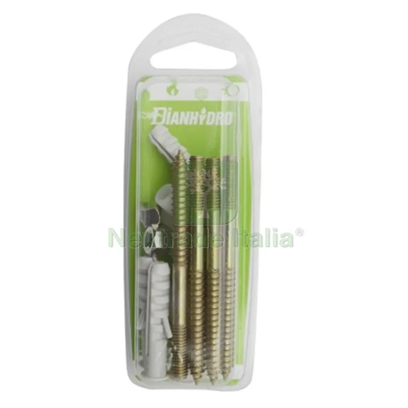 4 PZ Fissaggi Verticali per WC e Bidet Blister Zincato - M6x80 — Sanitari e ceramiche — rif. FERX.DIA214-F100ZY-80 4 PZ Fissaggi Verticali per WC e Bidet Blister Zincato - M6x80 — Sanitari e ceramiche — rif. FERX.DIA214-F100ZY-80
