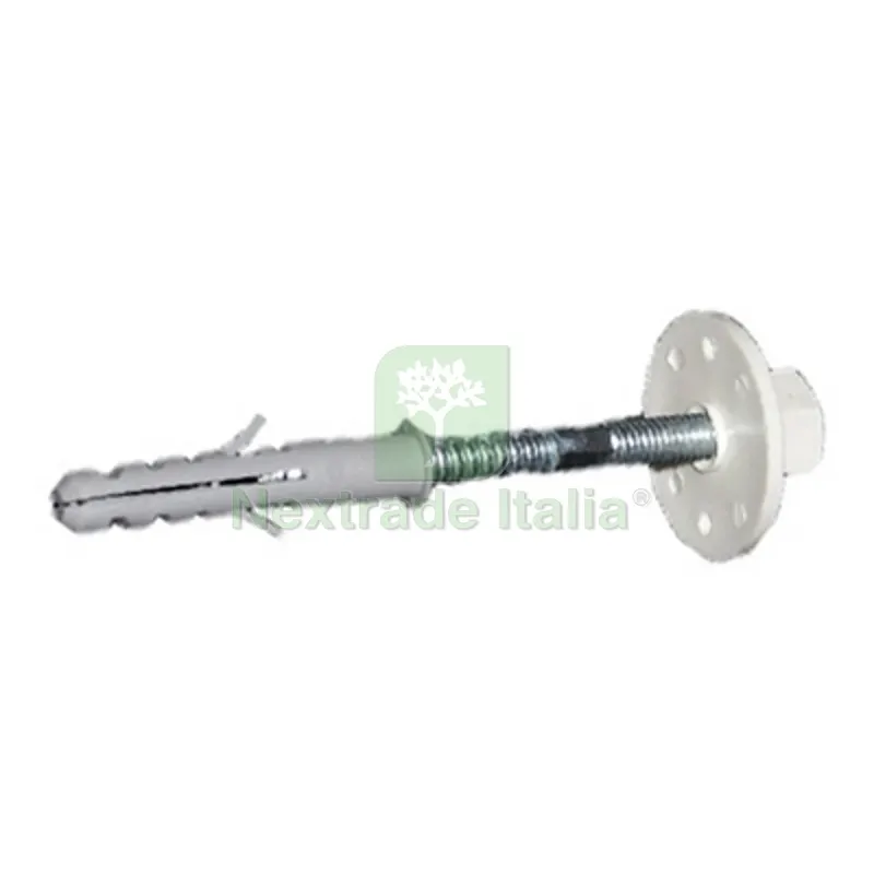 Coppia Fissaggi per Cassetta a Parete con Dado in Nylon mm 8 x 90 — Casalinghi e organizzazione — rif. FERX.DIA214-F206-090 Coppia Fissaggi per Cassetta a Parete con Dado in Nylon mm 8 x 90 — Casalinghi e organizzazione — rif. FERX.DIA214-F206-090