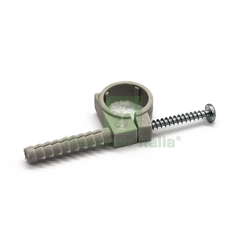 10 PZ COLLARI SINGOLI IN NYLON CON VITE mm 12 — Fascette e collari — rif. FERX.DIA214-FCNS-12 10 PZ COLLARI SINGOLI IN NYLON CON VITE mm 12 — Fascette e collari — rif. FERX.DIA214-FCNS-12