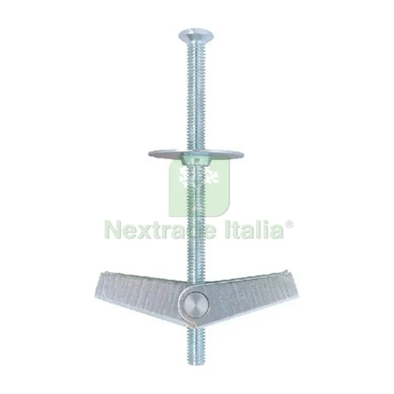 100PZ Ancora Metallica a Scatto Vite TGS M4x75 Foro 12 — Viti — rif. FERX.DIA215-AM1-124075 100PZ Ancora Metallica a Scatto Vite TGS M4x75 Foro 12 — Viti — rif. FERX.DIA215-AM1-124075