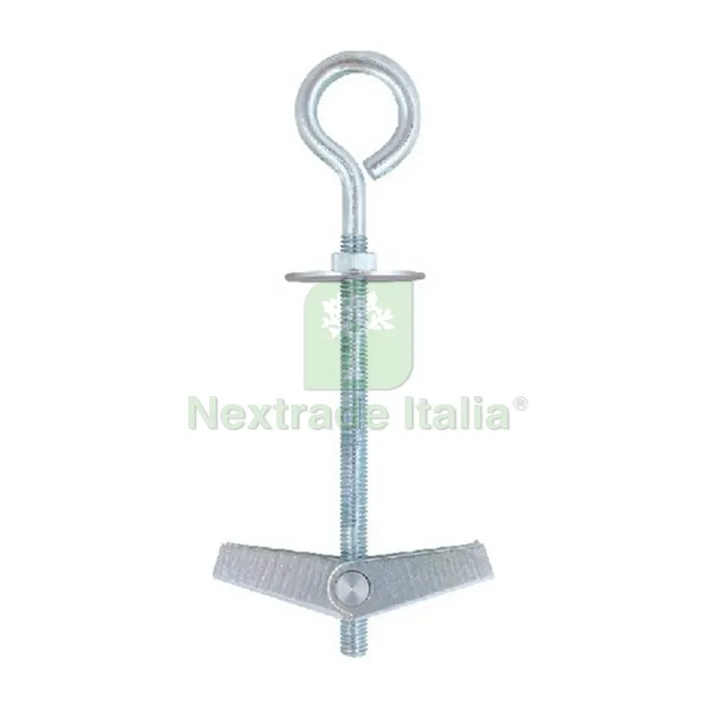 100PZ Ancora Metallica a Scatto AM con Occhiolo Chiuso M4x70 Foro 12 — Minuteria metallica — rif. FERX.DIA215-AM4-124070 100PZ Ancora Metallica a Scatto AM con Occhiolo Chiuso M4x70 Foro 12 — Minuteria metallica — rif. FERX.DIA215-AM4-124070