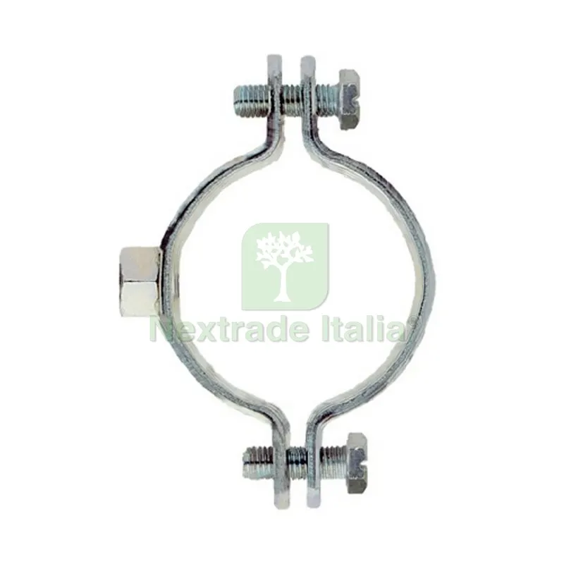 2 PZ SOLO COLLARI ZINCATI BIANCO CPAS 2" — Fascette e collari — rif. FERX.DIA215-CPAS-09 2 PZ SOLO COLLARI ZINCATI BIANCO CPAS 2" — Fascette e collari — rif. FERX.DIA215-CPAS-09
