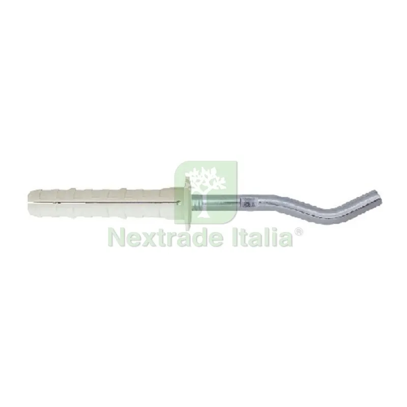 2 PZ Mensola Tonda per Radiatori in Alluminio, Ghisa o Acciaio Tassello 16x90 Mensola 75 — Tasselli e ancoraggi — rif. FERX.DIA215-MPR-75