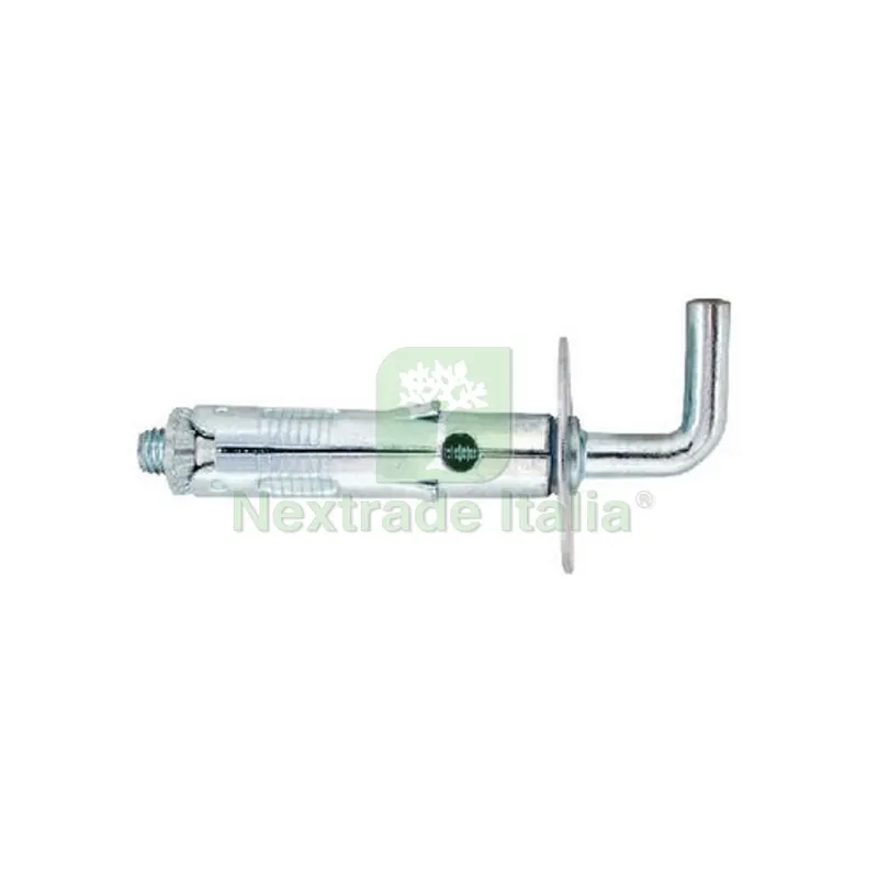 100PZ Tassello Metallico con Gancio Medio Tass 8x40 Vite M4 — Tasselli e ancoraggi — rif. FERX.DIA215-TAMD-0840 100PZ Tassello Metallico con Gancio Medio Tass 8x40 Vite M4 — Tasselli e ancoraggi — rif. FERX.DIA215-TAMD-0840