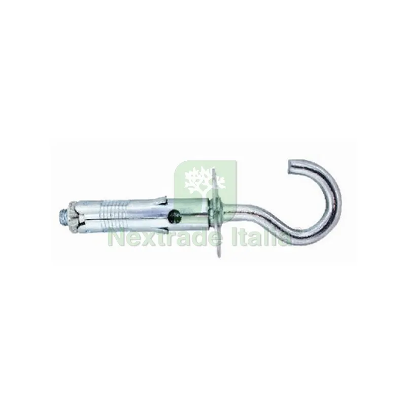 100PZ Tassello Metallico con Occhiolo Aperto Tass 8x40 Vite M4 — Tasselli e ancoraggi — rif. FERX.DIA215-TAMG-0840