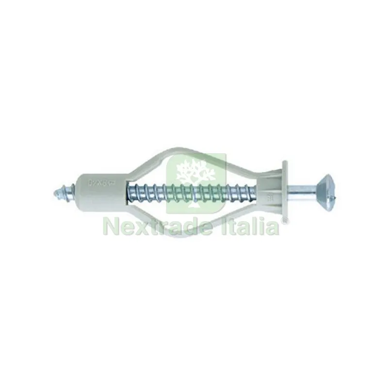 100PZ TASSELLO IN NYLON PER PARETI VUOTE CON ACCESSORI Tass 8x40 con occhiolo chiuso — Tasselli e ancoraggi — rif. FERX.DIA215-TPV-E0840 100PZ TASSELLO IN NYLON PER PARETI VUOTE CON ACCESSORI Tass 8x40 con occhiolo chiuso — Tasselli e ancoraggi — rif. FERX.DIA215-TPV-E0840