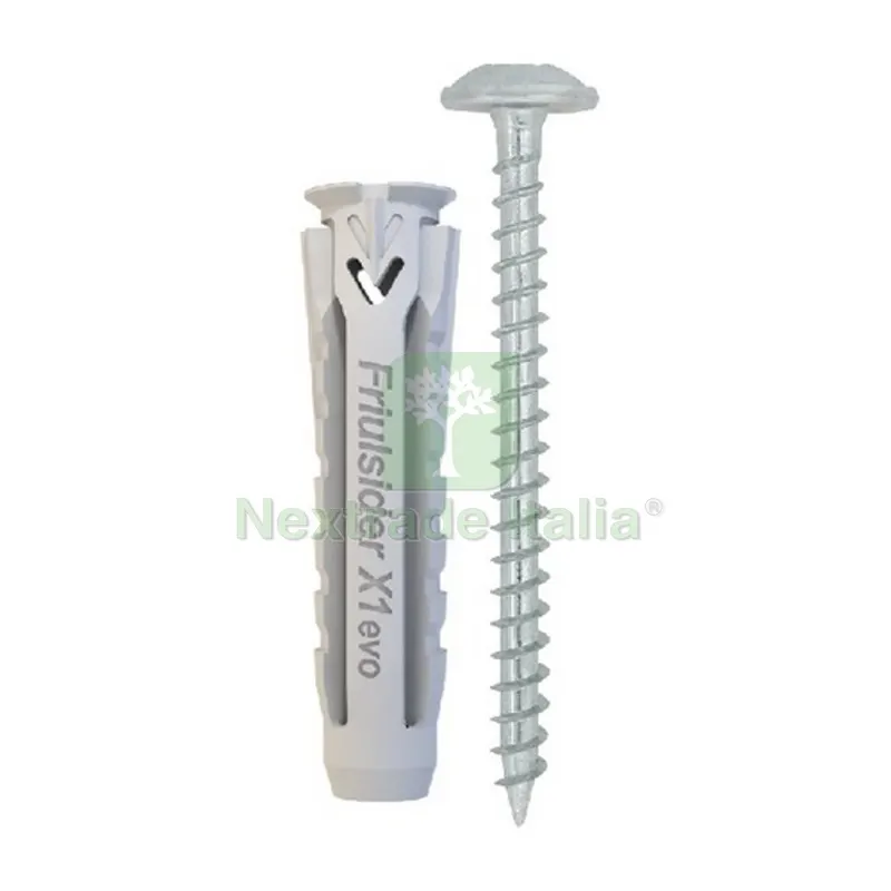 100PZ Tassello Vite TBL Truciolare X1 EVO Tass 6x30 Vite 4,5x40 — Pannelli e tavole in legno — rif. FERX.DIA215-X1TBL-06
