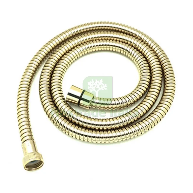 Flessibile Doccia Dorato 1/2F x 1/2F cm 150 — Rubinetti e valvole — rif. FERX.DIA220-7102-150 Flessibile Doccia Dorato 1/2F x 1/2F cm 150 — Rubinetti e valvole — rif. FERX.DIA220-7102-150