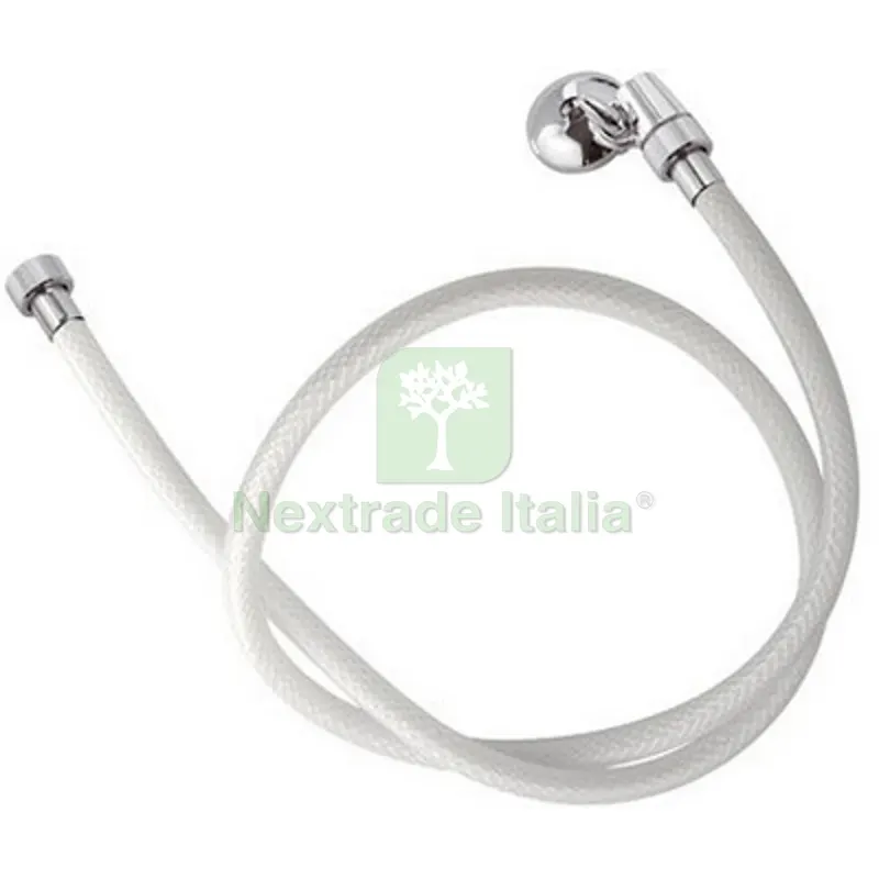 FLESSIBILE DOCCIA RETINATO BIANCO cm 120 — Rubinetti e valvole — rif. FERX.DIA220-7132