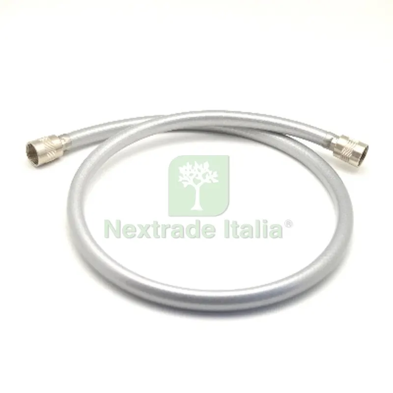 FLESSIBILE DOCCIA ARGENTO METALLIZZATO FC 1/2 X FC 1/2 cm 100 — Rubinetti e valvole — rif. FERX.DIA220-727-100 FLESSIBILE DOCCIA ARGENTO METALLIZZATO FC 1/2 X FC 1/2 cm 100 — Rubinetti e valvole — rif. FERX.DIA220-727-100