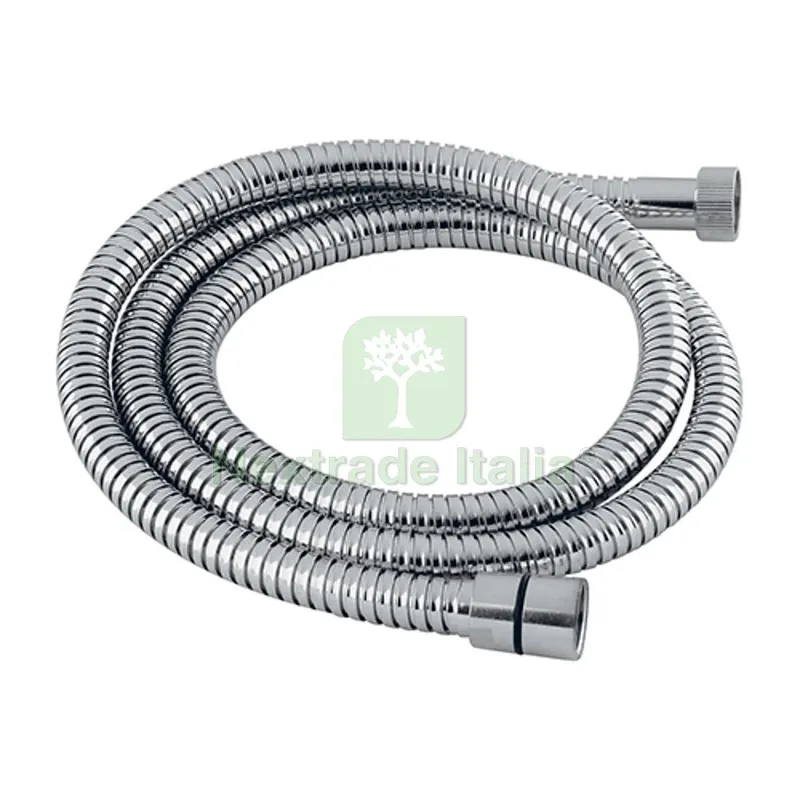 TUBO FLESSIBILE PER DOCCIA IN OTTONE Cromo cm 150 — Flessibili e allacci — rif. FERX.DIA220-V201-150