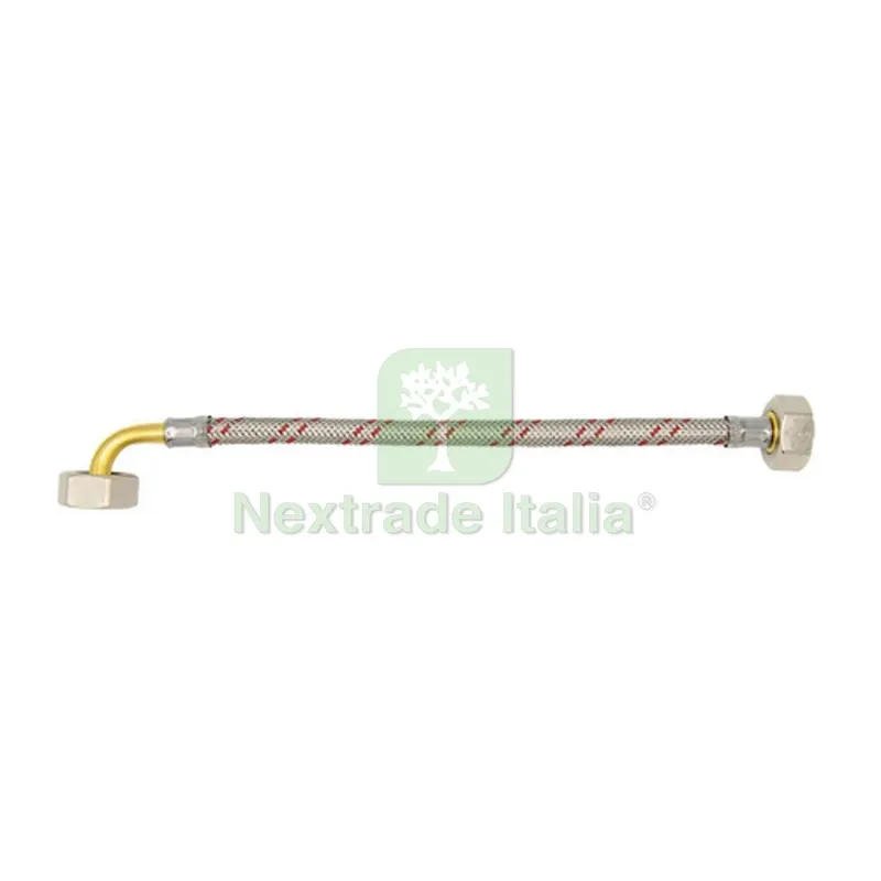 Flessibile Inox per Elettrodomestici DN 10 con Curva cm 150 FF 3/4x3/4 — Flessibili e allacci — rif. FERX.DIA221-AXEC10-F15055 Flessibile Inox per Elettrodomestici DN 10 con Curva cm 150 FF 3/4x3/4 — Flessibili e allacci — rif. FERX.DIA221-AXEC10-F15055