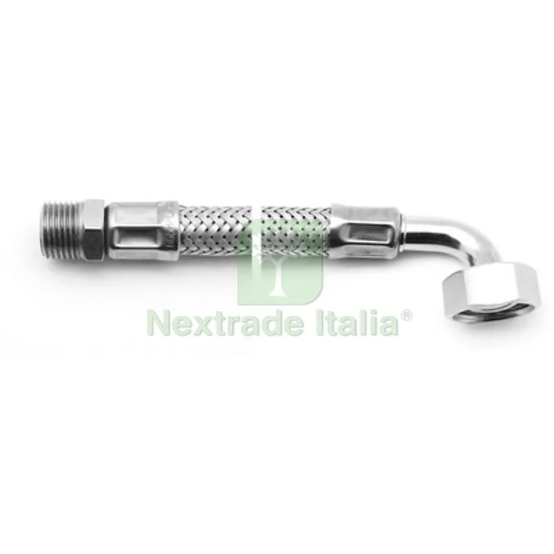 FLESSIBILE PARINOX PER ACQUA CON CURVETTA M1/2" x F3/4" cm 35 — Tubi e raccordi — rif. FERX.DIA221-P253CM-35 FLESSIBILE PARINOX PER ACQUA CON CURVETTA M1/2" x F3/4" cm 35 — Tubi e raccordi — rif. FERX.DIA221-P253CM-35