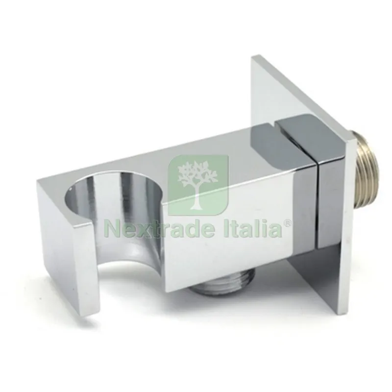 PRESA ACQUA RETTANGOLARE CON SUPPORTO DOCCIA Cromo — Interruttori e prese — rif. FERX.DIA222-8542 PRESA ACQUA RETTANGOLARE CON SUPPORTO DOCCIA Cromo — Interruttori e prese — rif. FERX.DIA222-8542