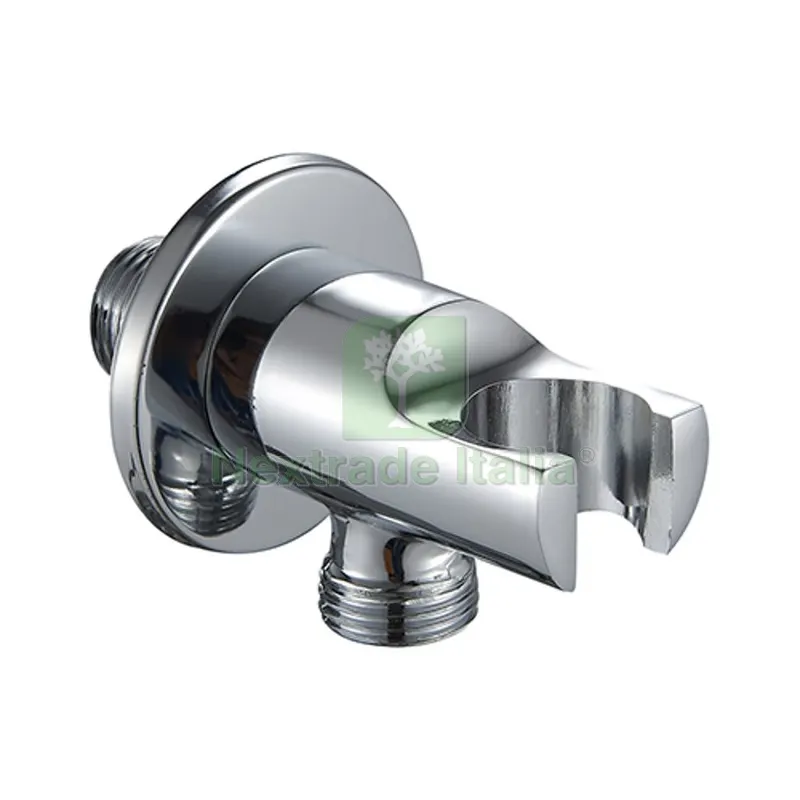 PRESA ACQUA TONDA CON SUPPORTO DOCCIA E ROSETTA Cromo — Interruttori e prese — rif. FERX.DIA222-85433 PRESA ACQUA TONDA CON SUPPORTO DOCCIA E ROSETTA Cromo — Interruttori e prese — rif. FERX.DIA222-85433