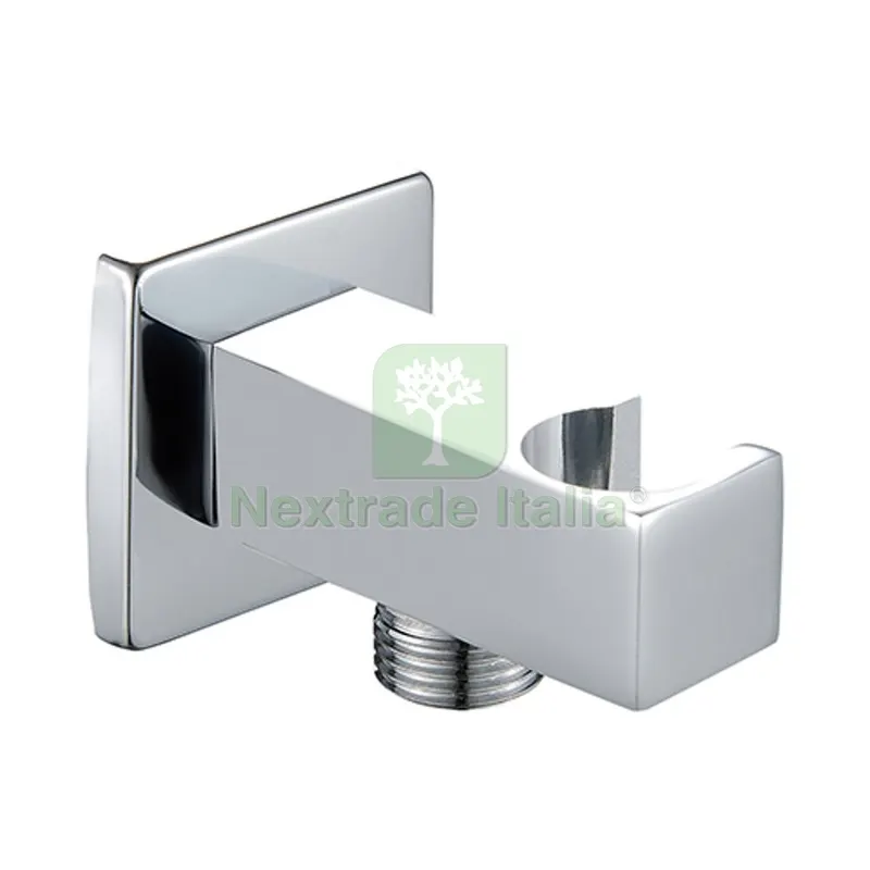 PRESA ACQUA QUADRA CON SUPPORTO DOCCIA E ROSETTA Cromo — Interruttori e prese — rif. FERX.DIA222-85434 PRESA ACQUA QUADRA CON SUPPORTO DOCCIA E ROSETTA Cromo — Interruttori e prese — rif. FERX.DIA222-85434