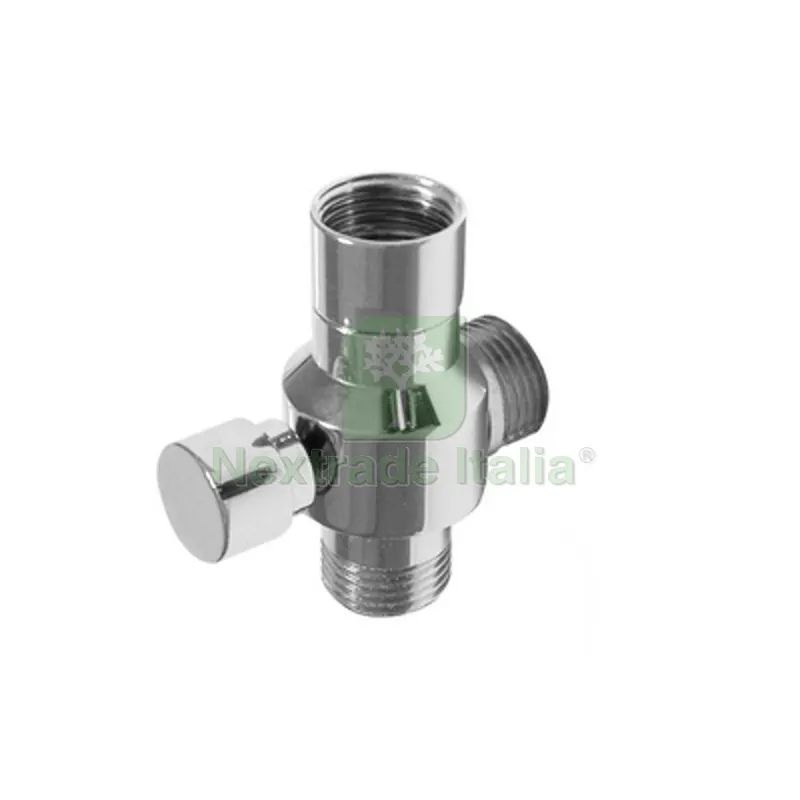 SUPPORTO PER DOCCIA CON DEVIATORE FMM Cromo 1/2x1/2x1/2 — Rubinetti e valvole — rif. FERX.DIA222-855 SUPPORTO PER DOCCIA CON DEVIATORE FMM Cromo 1/2x1/2x1/2 — Rubinetti e valvole — rif. FERX.DIA222-855