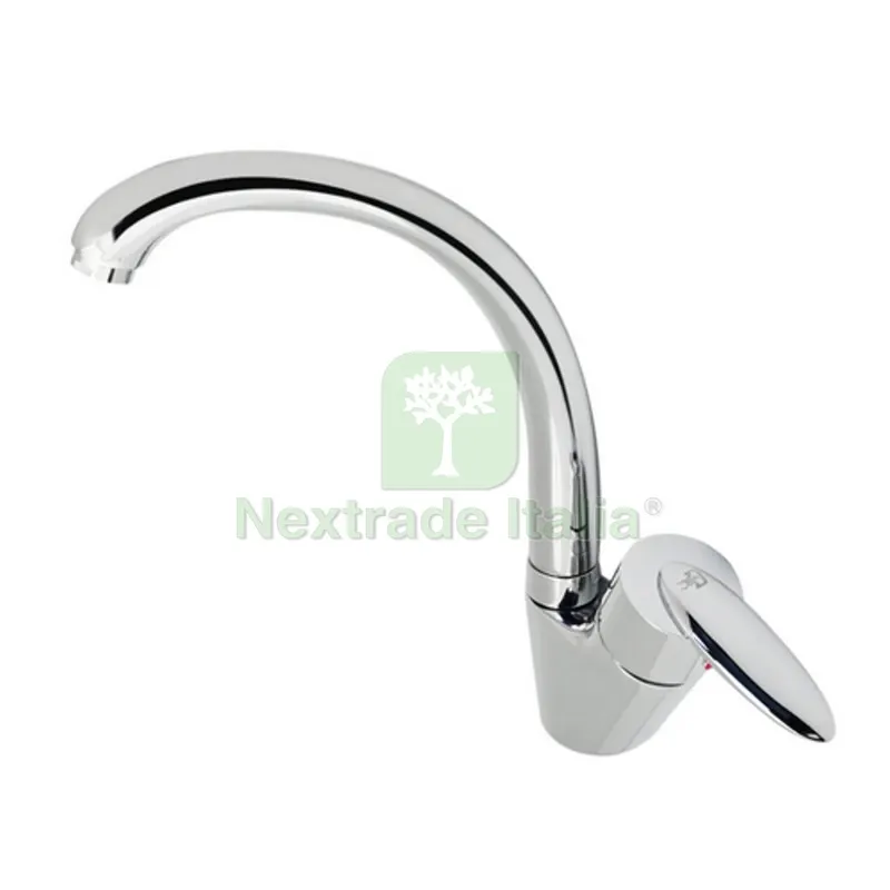 MONOCOMANDO LAVELLO MONOFORO CANNA ALTA COMO Cromo — Rubinetti e valvole — rif. FERX.DIA229-350003