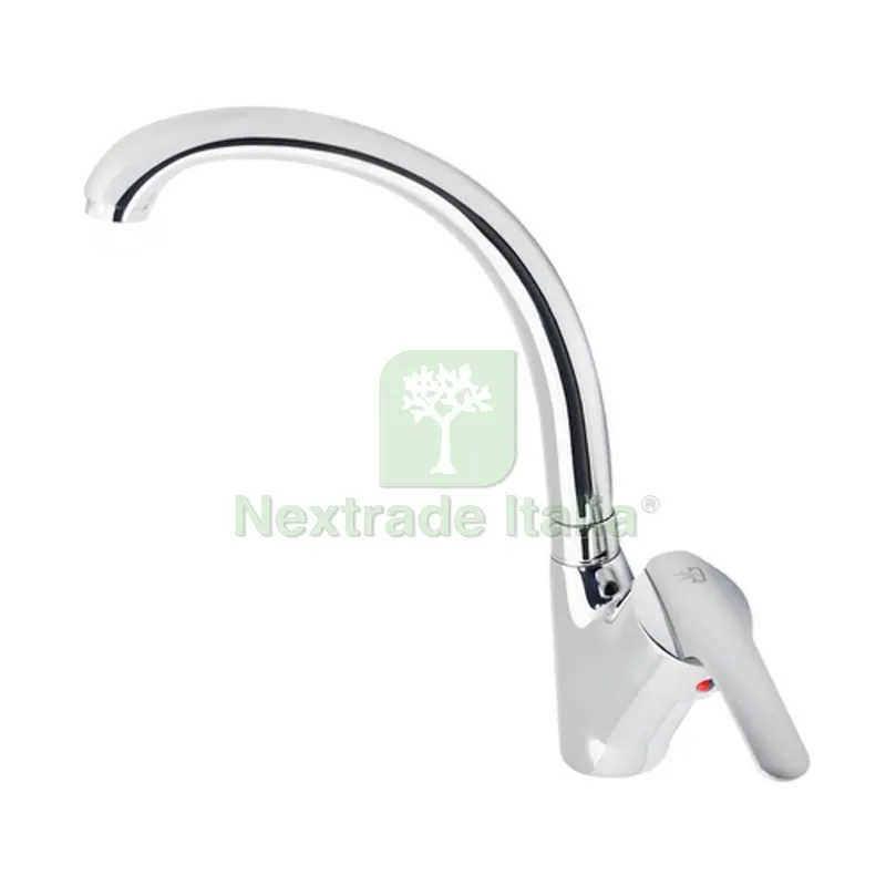 MONOCOMANDO LAVELLO MONOFORO CANNA ALTA PALERMO Cromo — Rubinetti e valvole — rif. FERX.DIA229-350501