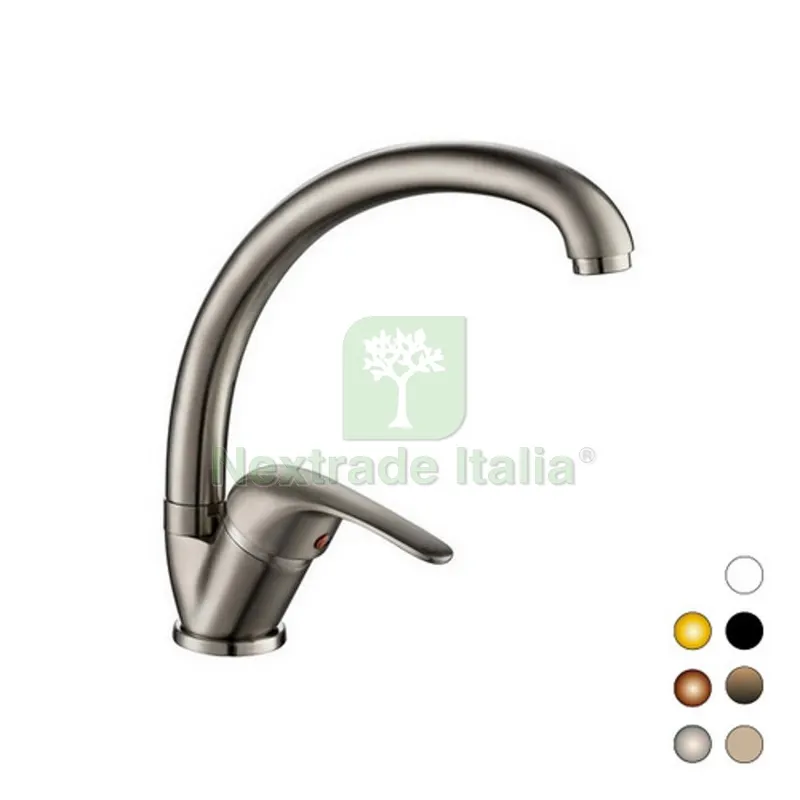 MISCELATORE LAVELLO CANNA ALTA Satinato — Rubinetti e valvole — rif. FERX.DIA229-402-SA MISCELATORE LAVELLO CANNA ALTA Satinato — Rubinetti e valvole — rif. FERX.DIA229-402-SA