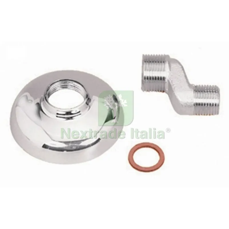 ECCENTRICO OTTONE CROMATO C/SPOSTAMENTO 1/2" x 3/4" mm. 25 — Tubi e raccordi — rif. FERX.DIA230-M2120