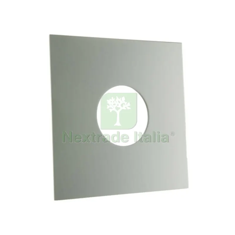 PIASTRA QUADRATA PER INCASSO DOCCIA D. 35 Cromo — Sanitari e ceramiche — rif. FERX.DIA230-PB161