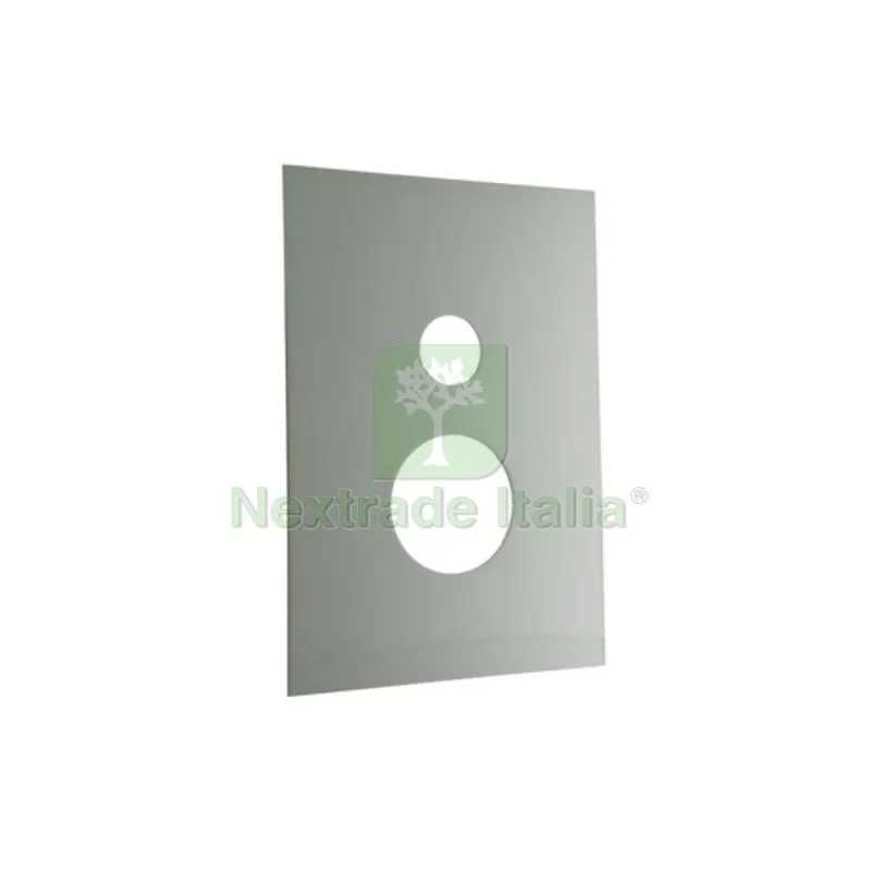 PIASTRA RETTANGOLARE PER INCASSO DOCCIA D. 35 CON DEVIATORE Cromo — Sanitari e ceramiche — rif. FERX.DIA230-PB162