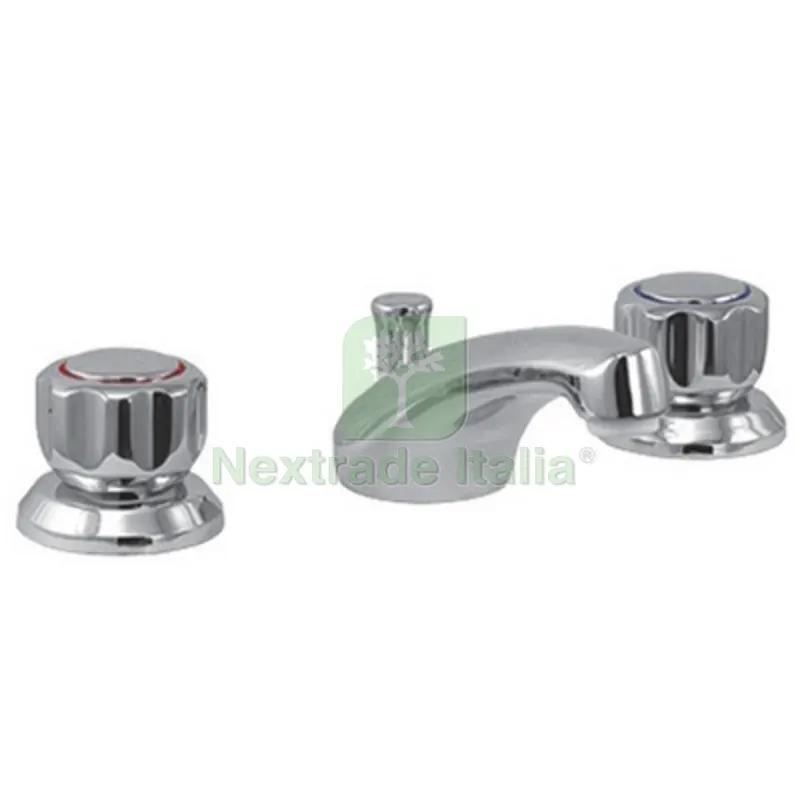 BATTERIA LAVABO CON SALTERELLO SERIE ARTOS - — Sanitari e ceramiche — rif. FERX.DIA230-R910
