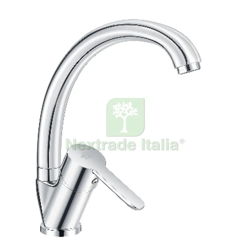 MISCELATORE MONOCOMANDO LAVELLO CANNA ALTA SERIE IOLE Cromo — Rubinetti e valvole — rif. FERX.DIA233-L062