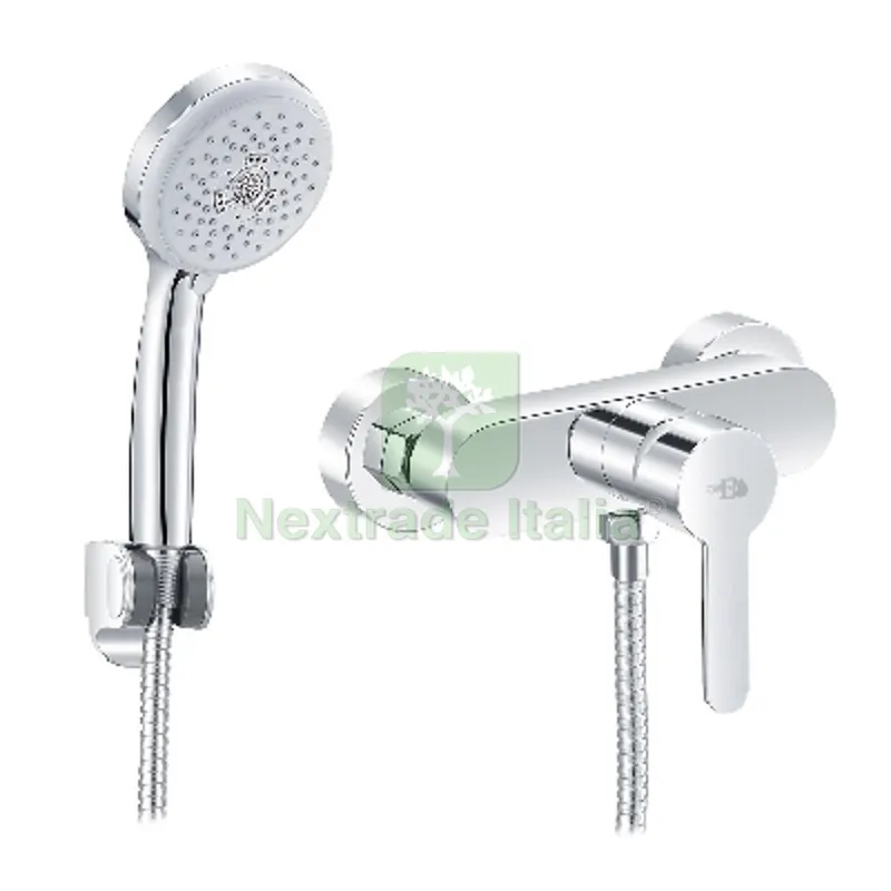 Miscelatore Monocomando Esterno Doccia Serie Iole Cromo — Rubinetti e valvole — rif. FERX.DIA233-L070