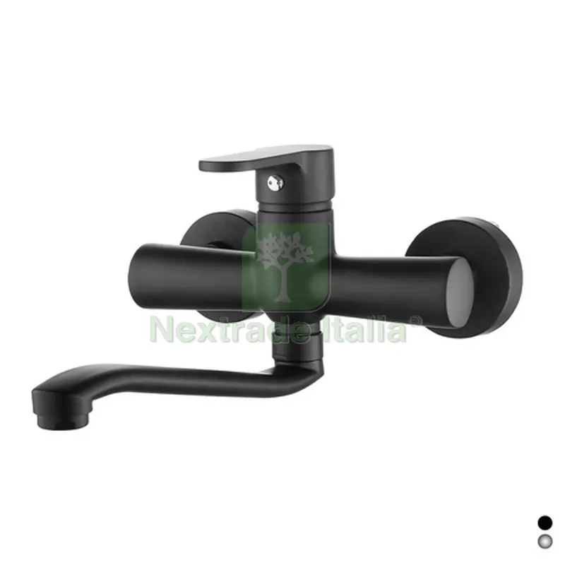 MISCELATORE MONOCOMANDO LAVELLO A MURO SERIE PACO Cromo — Rubinetti e valvole — rif. FERX.DIA234-P150-CR MISCELATORE MONOCOMANDO LAVELLO A MURO SERIE PACO Cromo — Rubinetti e valvole — rif. FERX.DIA234-P150-CR